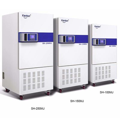 Incubadora de refrigeração biológica interna de aço inoxidável 0-65C do corpo do laboratório da incubadora 100L