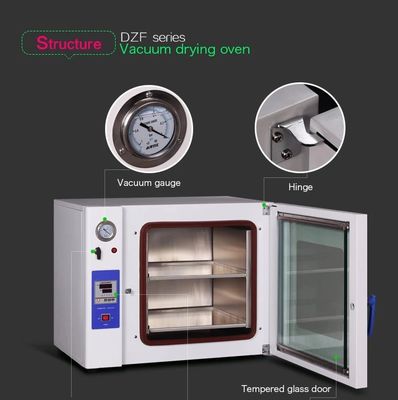 Secador de aquecimento lateral Oven For Laboratory 20-130L do vácuo da câmara da secagem de vácuo SS304 4